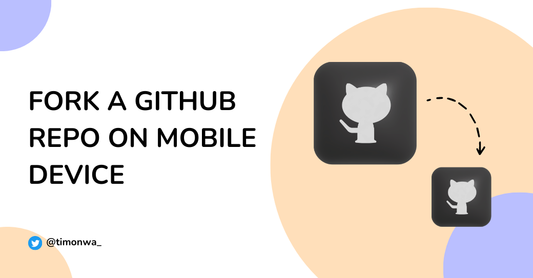 How to fork a repo in GitHub using Your Mobile Device